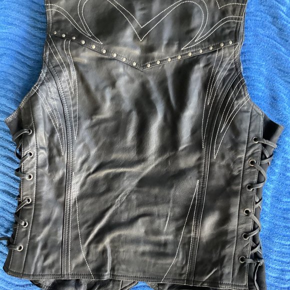 Leather Vest - Picture 2 of 3